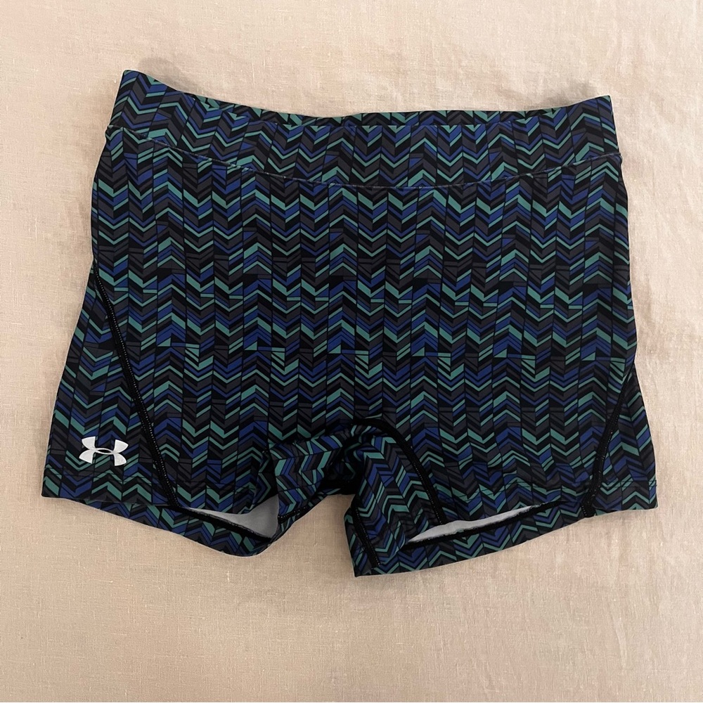 Under Armour Blue and Green Chevron Shorts